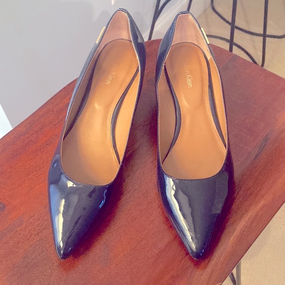 Calvin Klein Shoes - Women’s Calvin Klein Wedge Heels in Navy Blue Size 8.5